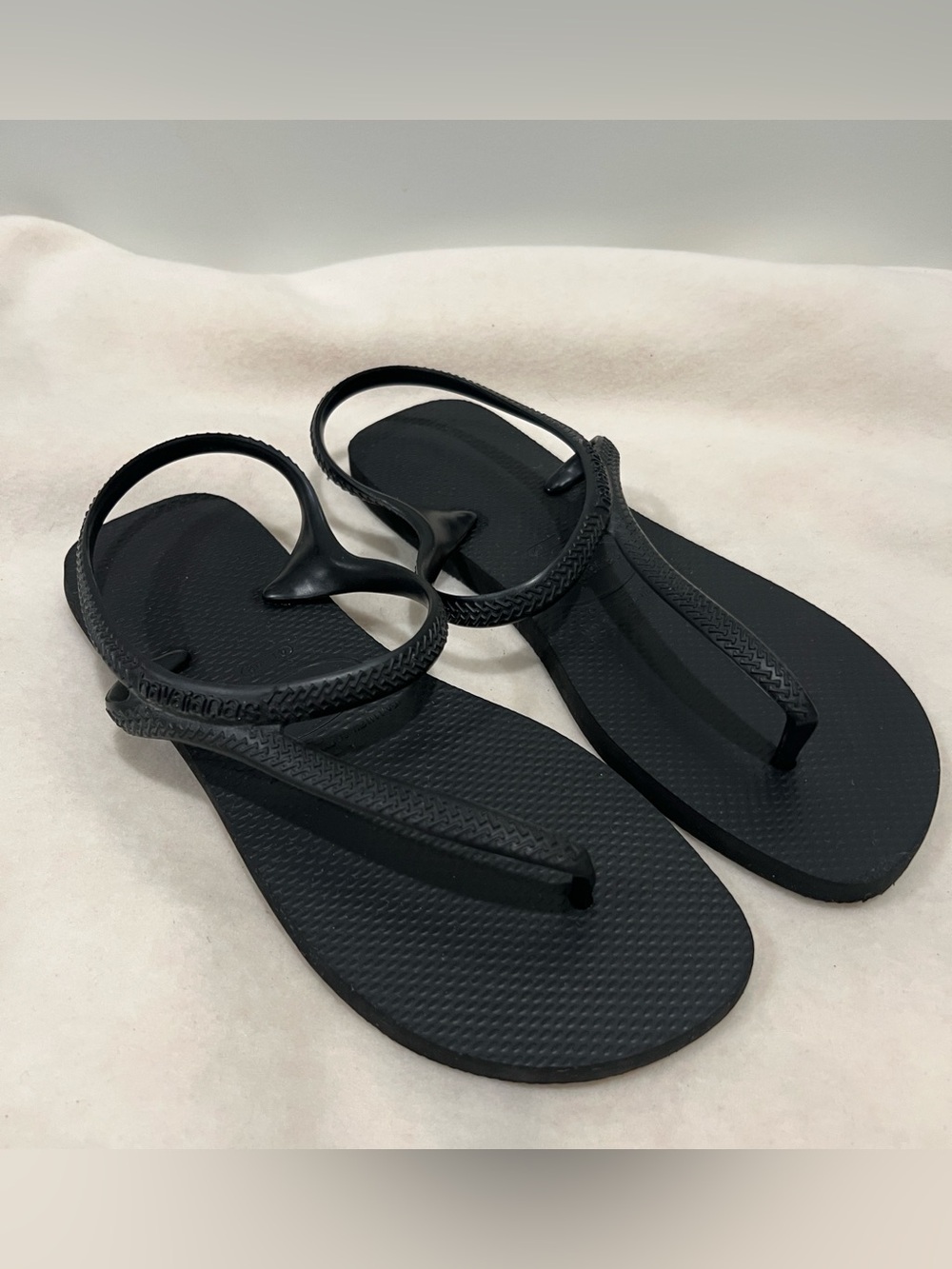 Havaianas Women's Black Flash Urban Sandals Size 41-42 (10-11)